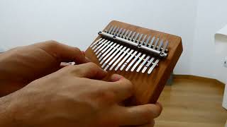 Hokema Kalimba B17  4 fingers technique [upl. by Dyna197]