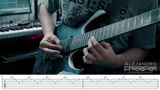 Altitudes  Jason Becker Guitar Cover with tab Arpeggios Section [upl. by Cyler911]