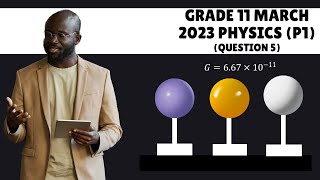 Grade 11 March 2023 Physical P1  Question 5 [upl. by Dowzall404]