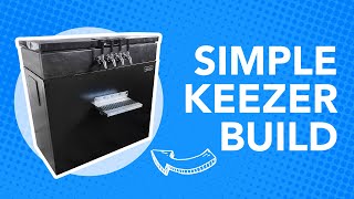 How to make a Keezer for home brew on tap  A simple DIY Kegerator with builtin temperature control [upl. by Twelve884]