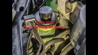 Volvo XC60 Power Steering Oil Change [upl. by Zawde]