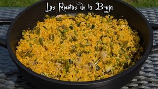 🥘 ARROZ AL HORNO CON VERDURAS 😋  Receta de cocina fácil sana ligera y saludable [upl. by Faxen]