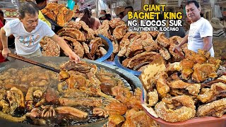 Ang quotBAGNET KINGquot ng ILOCOS Sur  Hari ng GIANT BAGNET sa NARVACAN Farmers Market 100Kgs SOLD Daily [upl. by Akelam]