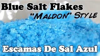 Blue Salt Flakes  Escamas De Sal Azul  PinCactuss [upl. by Devland921]