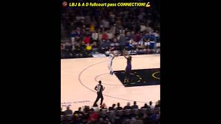 Lebron JAMES amp ADAVIS fullcourt Pass Connection balltricksofficial [upl. by Nwahsyd]