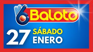 Resultados del BALOTO REVANCHA del sabado 27 de ENERO de 2024 💫✅💰 [upl. by Nyledaj]