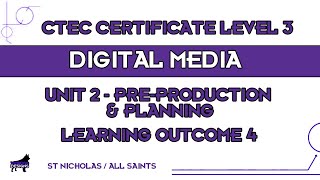 OCR Digital Media Level 3 Unit 2  Learning Outcome 4 [upl. by Rudich]