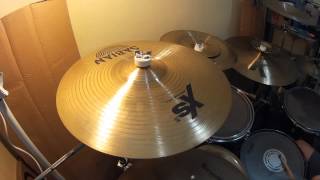 Sabian Xs20 Rock Crash 18 sound test HD [upl. by Gnauq]