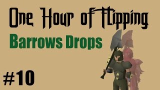 OSRS INSANE PROFITS FLIPPING BARROW DROPS ONLY 1M AN HOUR  Episode 10  A Flipping Challenge [upl. by Edivad153]