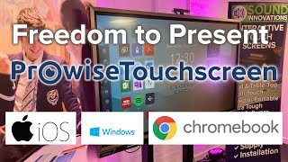 Prowise Touchscreens Freedom to present for Education amp Boardrooms 2020 [upl. by Elrod598]