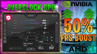 How to Overclock your Nvidia amp AMD GPU Safely to Boost Performance [upl. by Adnalu]