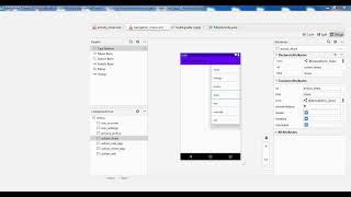 انشاء تطبيق من دون تعلم البرمجة على Android Studio انشاء قائمة جانبية  الدرس الرابع [upl. by Moreville]