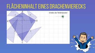 Flächeninhalt eines Drachenvierecks [upl. by Nolyaw479]