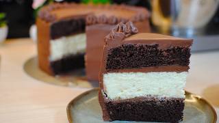 Devils Food Cake Cheesecake Recipe [upl. by Friedlander]