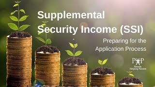 Applying for Supplemental Security Income SSI [upl. by Royall]