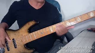 Linha de Contra baixo no Ritmo Samba Reggae bass [upl. by True]