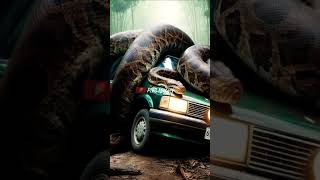 AI  Explorasi Alam di temukan  mobil vs pythonvidioshortvidioular automobileularphitonsnake [upl. by Aserat857]