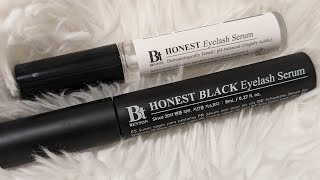 Benton Cosmetics Honest Eyelash Serum and Black Eyelash Serum Try On🖤🤍 SBB101 [upl. by Cohe586]