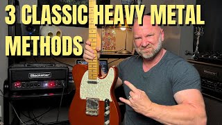 3 Classic Heavy Metal Guitar Methods amp How to Go from Beginner to Intermediate [upl. by Auburta289]