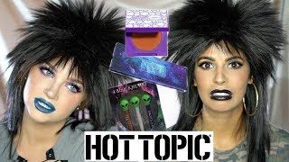 A FULL FACE OF HOT TOPIC MAKEUP W GLAM AND GORE [upl. by Nuhs132]