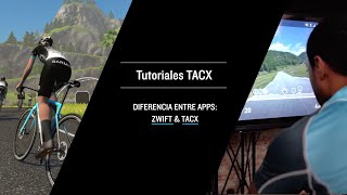 Diferencias entre apps Zwift amp Tacx Training [upl. by Assilim794]