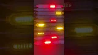 Car edge lights flashing red green blue yellow [upl. by Aicnarf2]