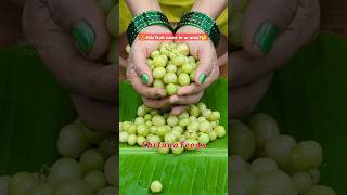 What you call this SUPERFRUIT in ur area🤔 వీటి పేరు తెలుసా🤔 Amla Indian Gooseberry Usirikaya [upl. by Darom939]