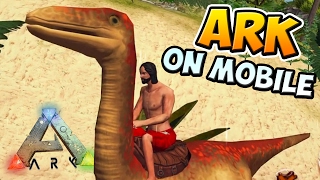 ARK ON MOBILE  The ARK Of Craft Dinosaurs [upl. by Eiralih]