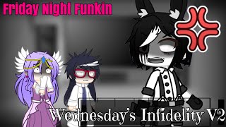 【Gacha Club】fnf vs Wednesday Infidelity V2 Part3 『日本語、English』 [upl. by Nerdna]