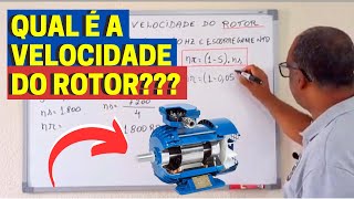 Como calcular a VELOCIDADE do ROTOR do MOTOR TRIFÁSICO [upl. by Aarika]