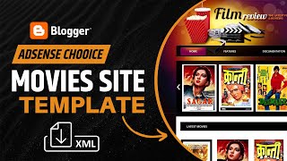 Movies Template for Blogger Website  Best Choice 😱 [upl. by Ferna]