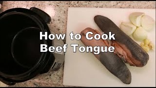 How to cook beef tongue in a pressure cooker [upl. by Neehcas668]