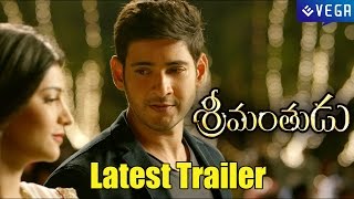 Srimanthudu Movie Latest Trailer  Latest Telugu Movie 2015 [upl. by Ruelu319]