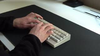 HHKB Professional Hybrid TypeS 45g Topre Domes Typing Sounds [upl. by Ettennej130]