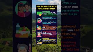 Das ändert sich 2024 für alle Arbeitnehmer [upl. by Ecinereb]