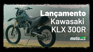 Nova Kawasaki KLX 300R  Primeiras impressões por mestres no Off Road [upl. by Asoral]