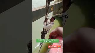 Tungabhadra dam gate replacement work Gate no 19 Exclusive vedio viral [upl. by Karas377]