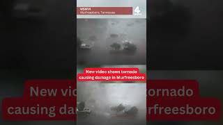 New video shows tornado causing damage in Murfreesboro [upl. by Agem483]