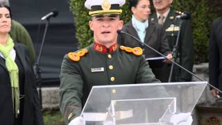 Decalogo del Gendarme acto de aniversario de la Gendarmería Nacional Argentina 28072016 [upl. by Anelrahs]