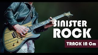 Sinister Rock Backing Track Jam in Cm [upl. by Bunnie665]