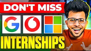 8 Amazing Internship Opportunities of 2024 👩‍💻🔥  APPLY NOW ✅ [upl. by Loresz]