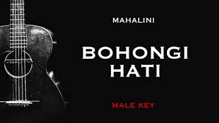 Bohongi Hati  Mahalini Karaoke Akustik Gitar Male Key [upl. by Huei]