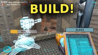 Building Turrets Open Source Tactical Shooter Gameplay Tremulous FPS [upl. by Yojal]