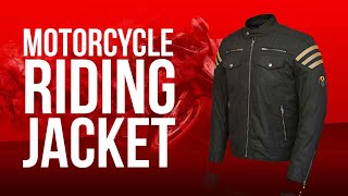 RIDERACT  Cotton Waxed Motorcycle Riding Jacket AVISTA  Gentry Choice [upl. by Sahc]