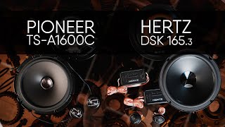 Hertz DSK 1653 vs Pioneer TS1600C [upl. by Arremat107]