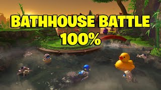 Bathhouse Battle  Astro Bot  100 Walkthrough All Bots Puzzles and Secret Level [upl. by Aneehsit]