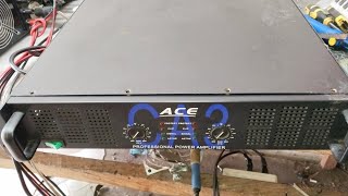 REVIEW ACE CA3 POWER AMPLIFIERLX20 LANG PALA ANG LAMAN [upl. by Barbuto]