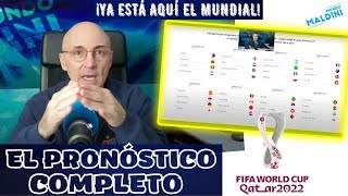 ¡PRONOSTICO EL MUNDIAL COMPLETO GRUPOS Y HASTA LA FINAL VOLANDO HACIA DOHA ESPERO VUESTRA OPINIÓN [upl. by Rotciv504]