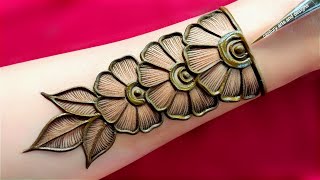 Very beautiful stylish mehndi design  easy mehndi design  mehndi ka design  mehndi design mehndi [upl. by Adyan542]