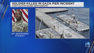 Fort Eustisbased soldier killed in Gaza pier incident [upl. by Robillard]